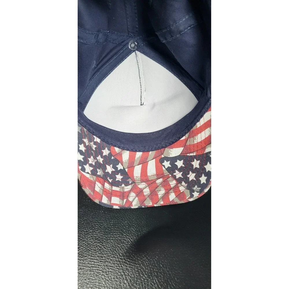 Vintage New* 90s Chevy Hat Cap Snapback Vintage CHEVROLET Club AMERICAN FLAG BIL